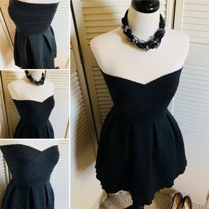 Black ribbon dress